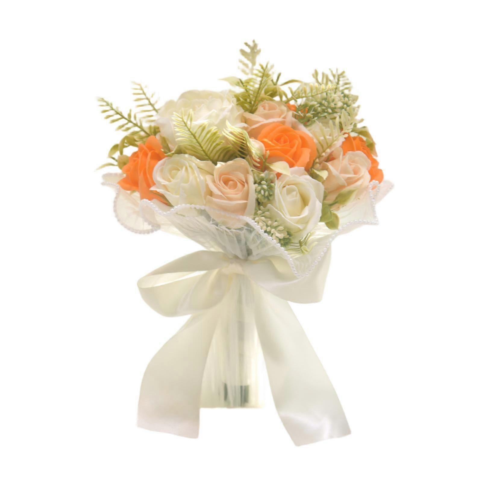 Bruids Bruiloft Boeket Zeep Bloem Elegant voor Feest Verjaardag Viering Kleur A