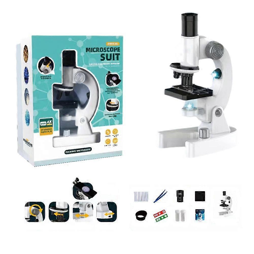 Children's microscope portable 4800x parent-child interactive educational toy
