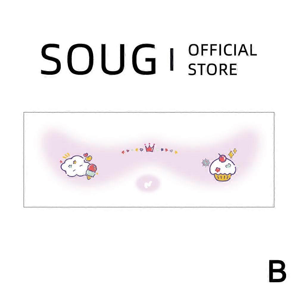 Smink arcmatricák, ideiglenes rajzfilm pirosító arcmatricák ünnepi partira