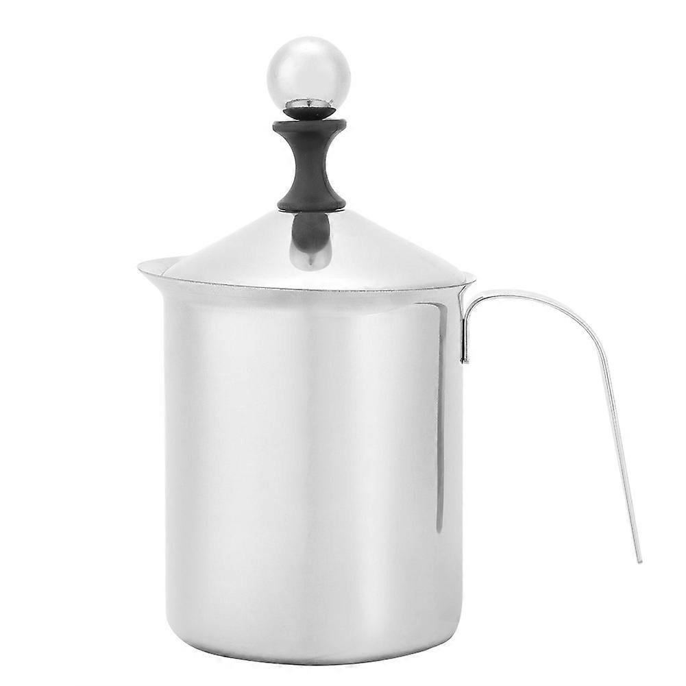 800ml Stainless Steel Creamer Jar for Cappuccino and Coffee Foam, Durable Milk Frother with Ergonomic Design