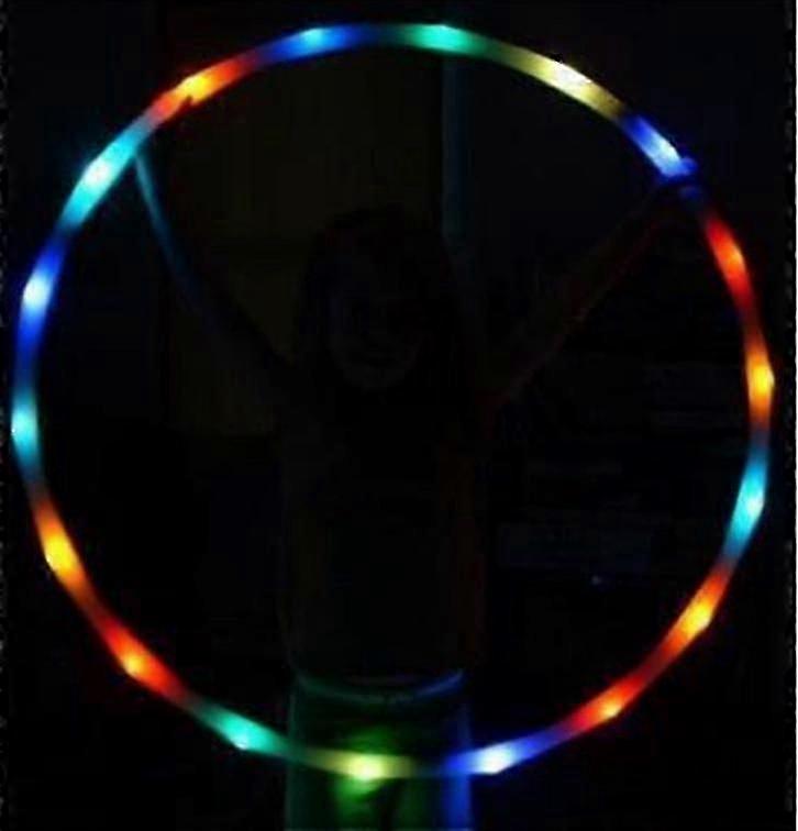 Led Colorful Hula Hoop,light Changing Hoop Light Up Led Hoops For Kids And Adults
