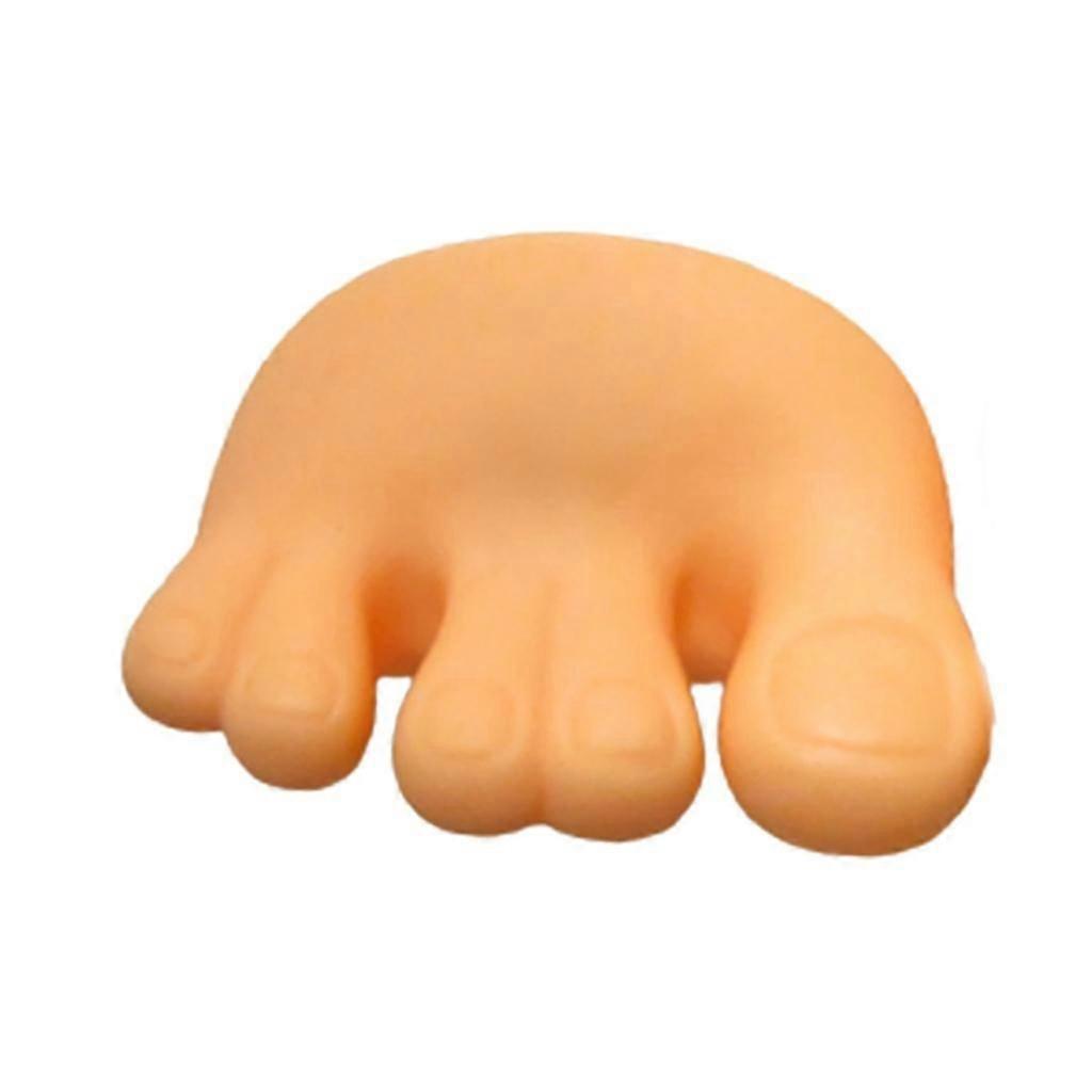 Tooth Brush Holder Funny Toe Foot Shape Toothbrush Holder With Suction Cup