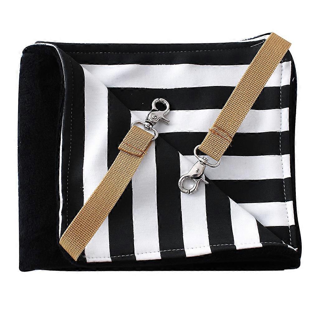 Stripe Hanging Cat Hammock, Dual-Sided Pet Bed