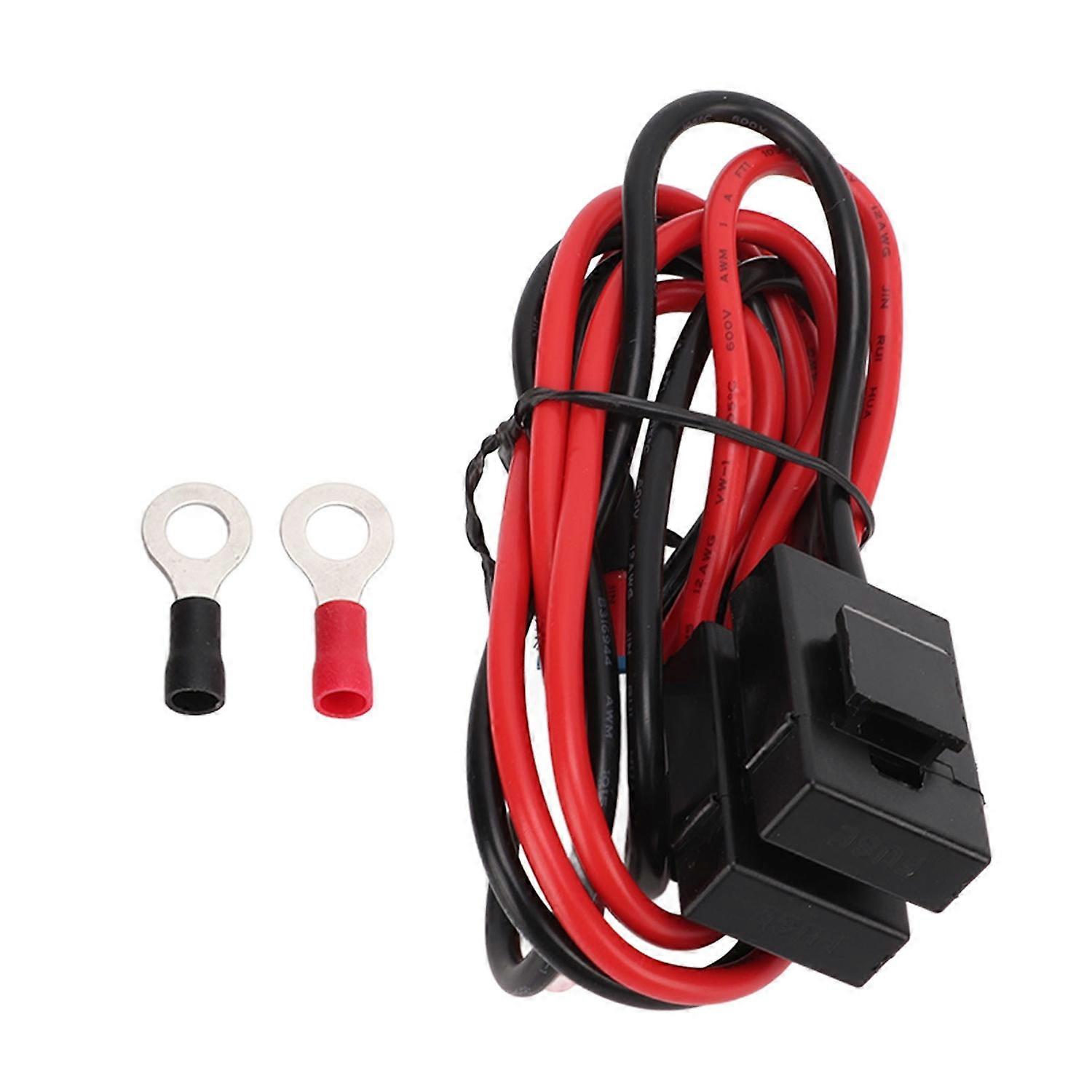 Car Radio Power Cord 85cm/33.5in Long Replacement for Kenwood TS‑480 IC‑7000 IC7600