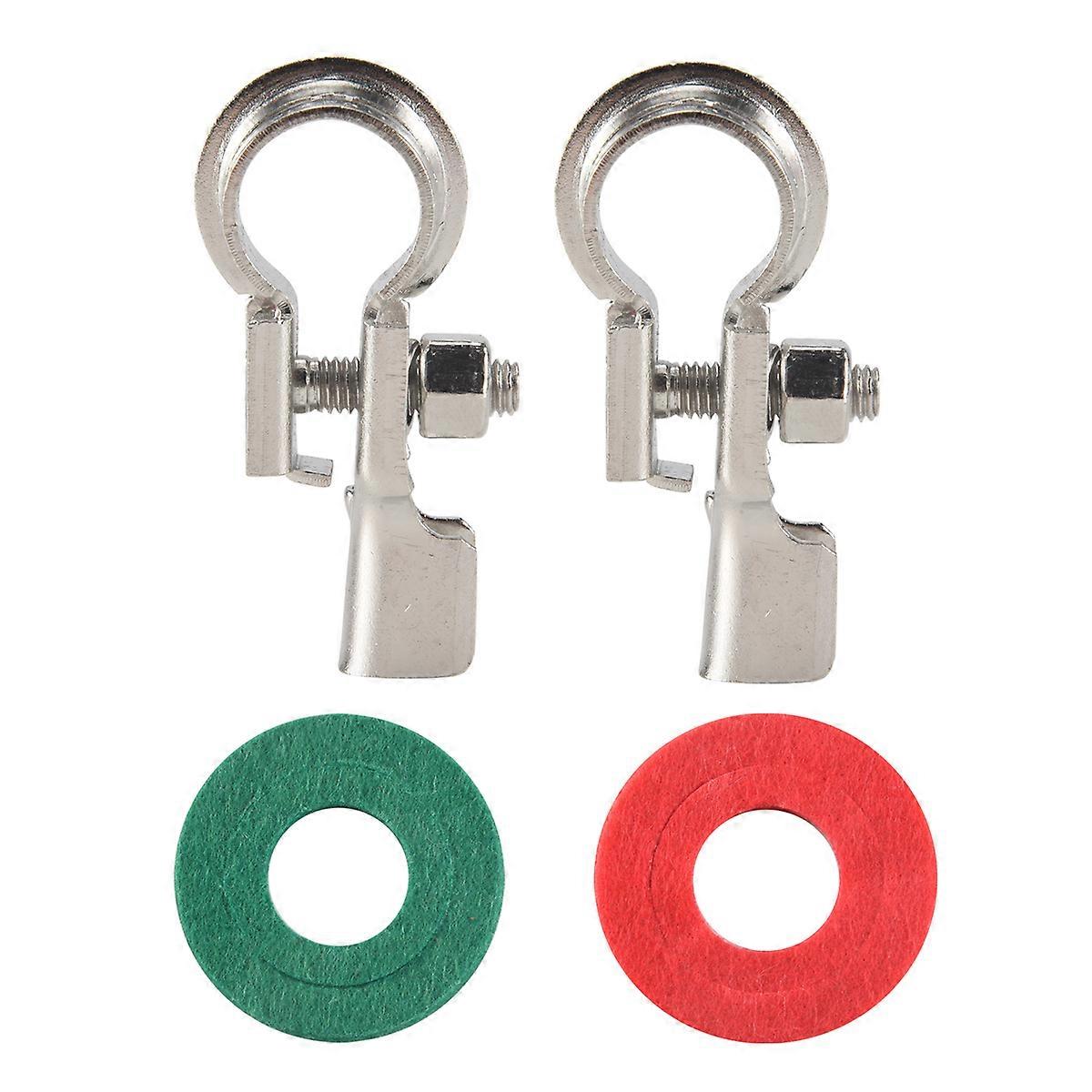 1 Pair Battery Terminals Connectors Clamps Copper Terminal Kit 17mm