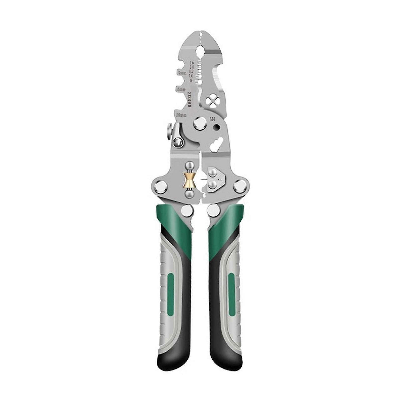 16/18 in 1 Multifunctional Wire Stripper Pliers Crimper Cable Stripper Cutter Multifunctional Wire Repair Tool Pliers
