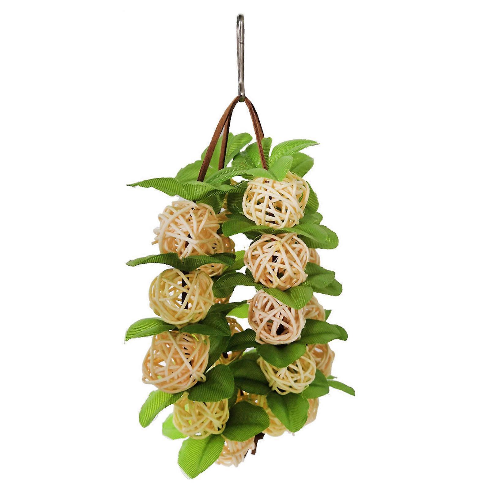 ألعاب مضغ الببغاء ألعاب الروطان كرات ألعاب مضغ الطيور للحيوانات الأليفة للببغاء الببغاء الببغاء رقم 1 اللون