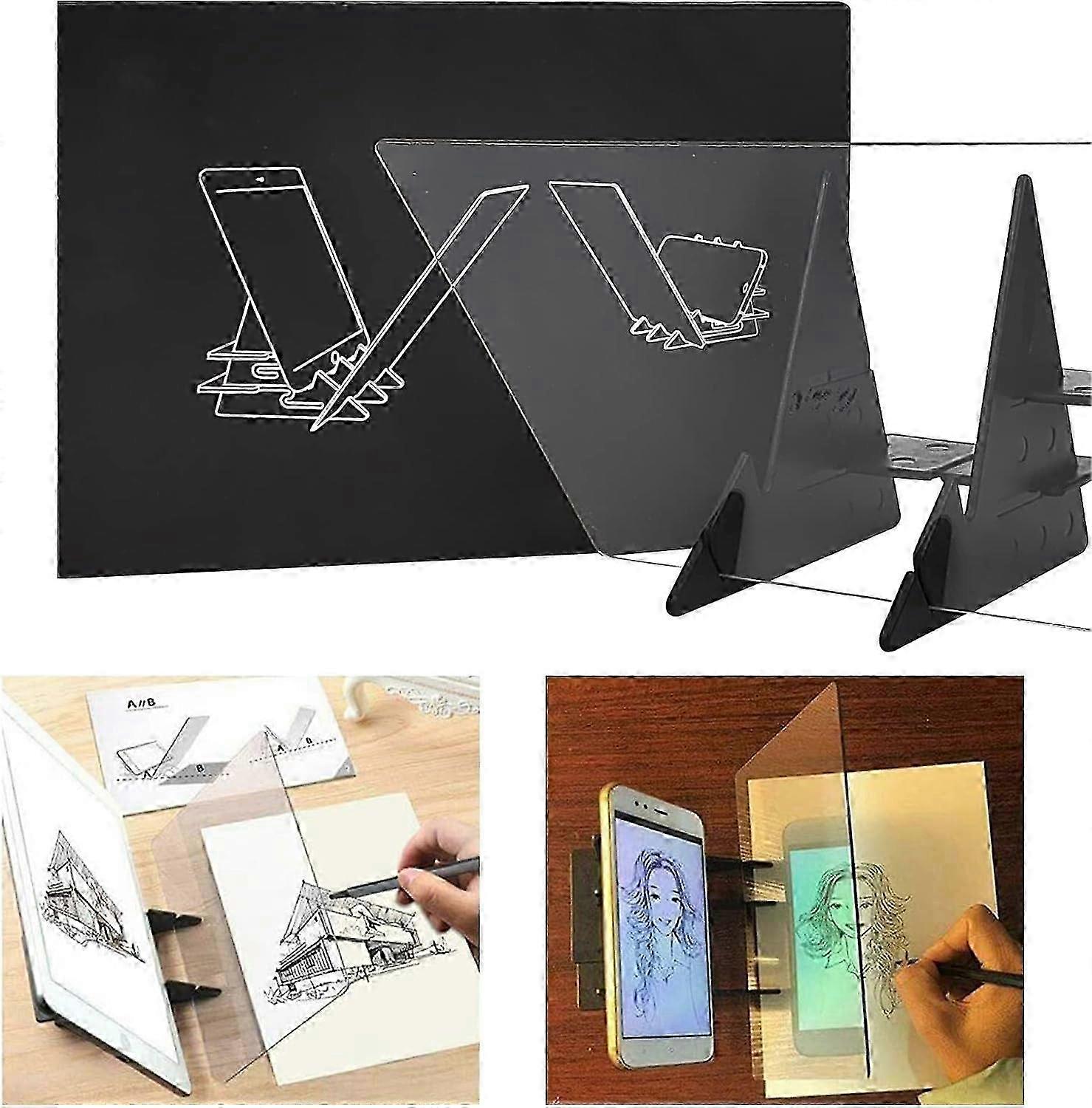 Optical Drawing Board Tracing Board Sketch Wizard Image Reflection Projector Painting Projector Copy Board Linyi Projection Board SZRH A-C