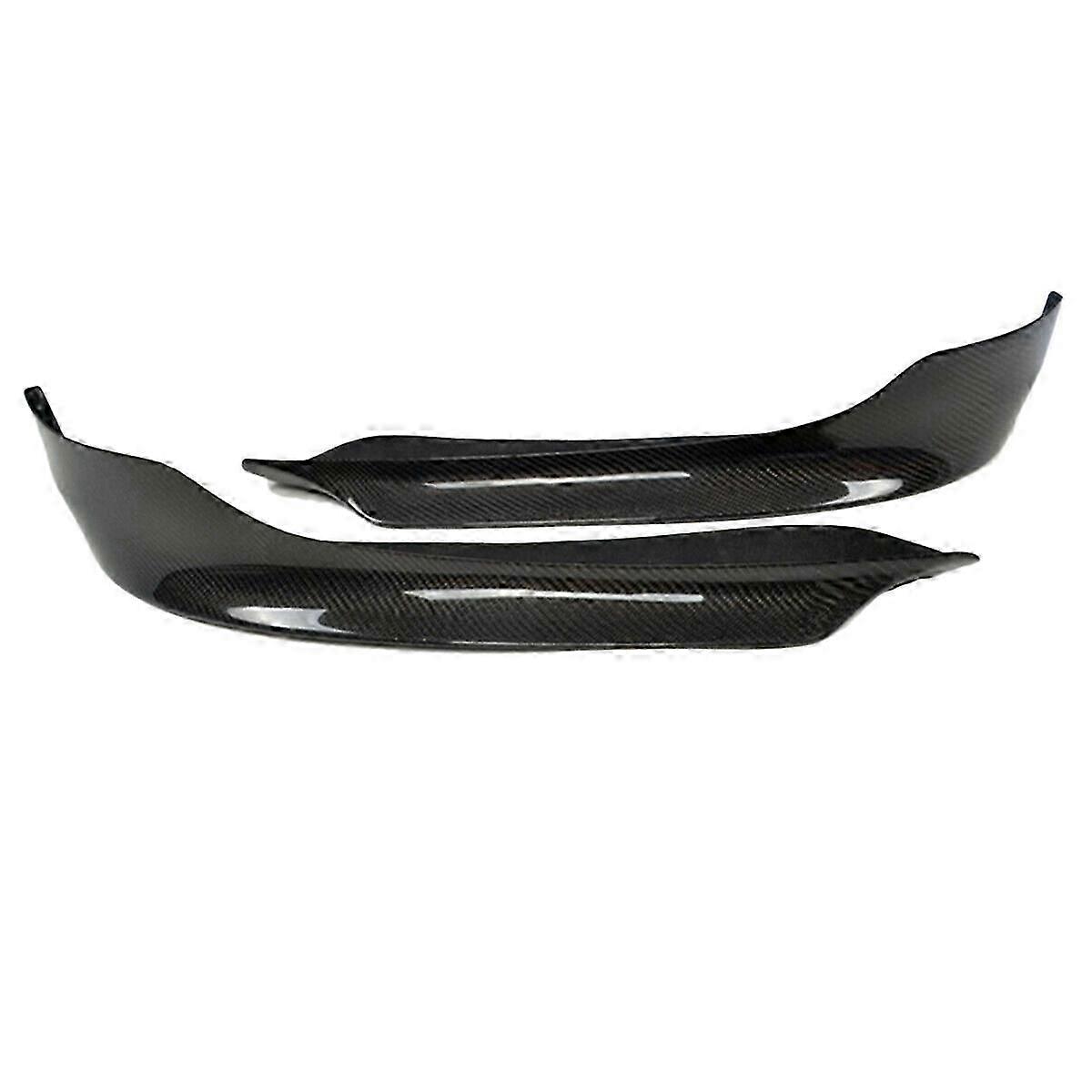 Car Front Bumper Lip Splitters for 325I 335I E90 Sedan 4-Door 2009 - 2012 Apron Winglets Flaps Spoi