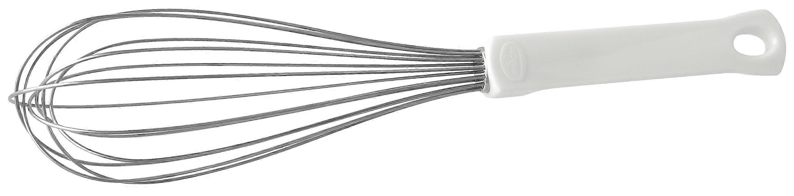 Egg-Whip Classic 30 cm Whisk in White-Silver, 30 x 4 x 4 cm, Stainless Steel Kitchen Tool