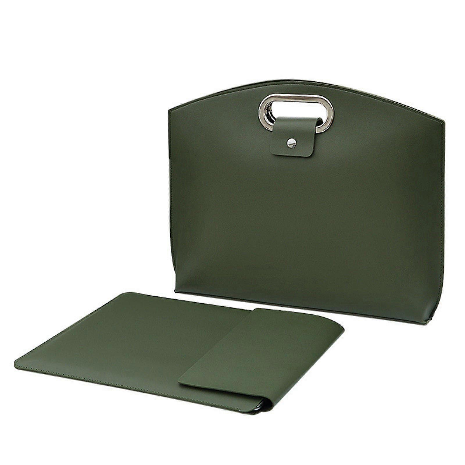 Leather Laptop Sleeve Bag, 13.3/14.1Inch, Handmade Crossbody Briefcase, Replacement For Laptops And Tablets
