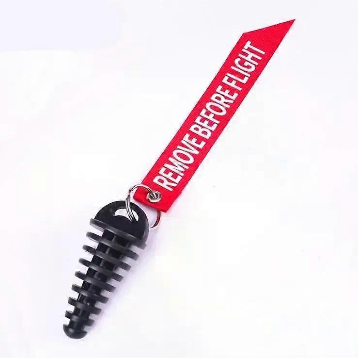 צינור פליטה תקע אופנוע מוטוקרוס צינור מפלט גומי מדמם אוויר תקע משתיק קול פליטה שטיפה מגן צינורות