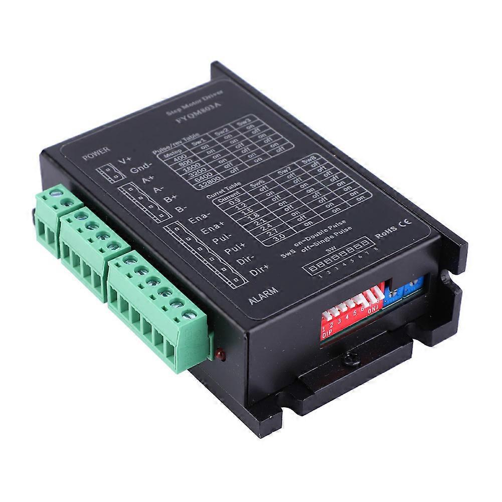 DC 24-80V 0.9-3.0A/Phase Nema 34 Stepper Motor Driver Adjustable Stepping Motor Controller