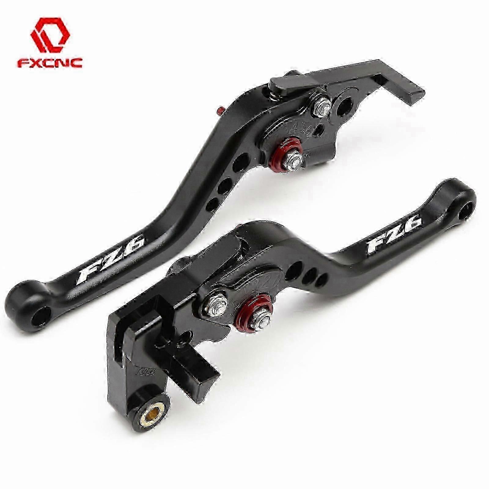 Squisito per Yamaha FZ6 FAZER 600 / S / N / NA / NS FZ6N FZ6S FZ600 2004 2005 2006 2007 2008-2010 Leva frizione freno moto regolabile opaco