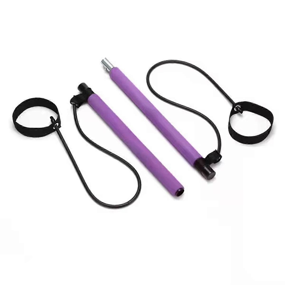 Multifunctional Pilates Stick Yoga Equipment Fitness Elastic Resistance Band Household Stretch Elas