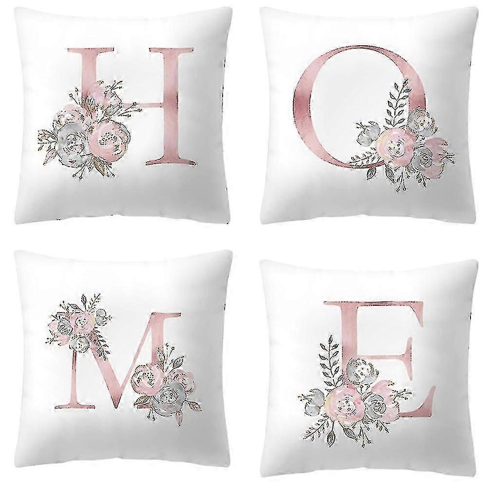 Pillow Covers Set Of 4 Decorative Throw Pillow Covers Square Cushion Case For
