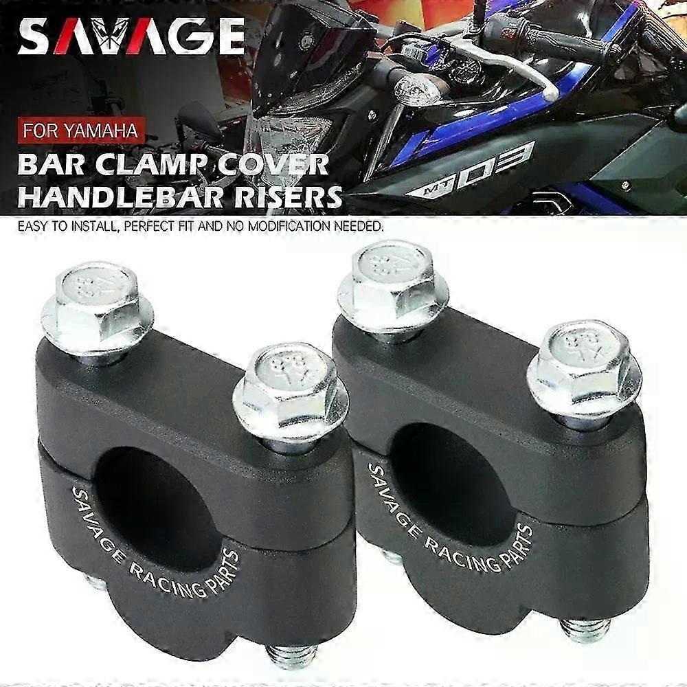 Applies to Handlebar Riser Clamp Cover For YAMAHA MT03 MT 25 15 XJR 1200/1300 XT660 R/X WR YBR 125 XSR FZS FZ16 Motorcycle Handle Bar Mount