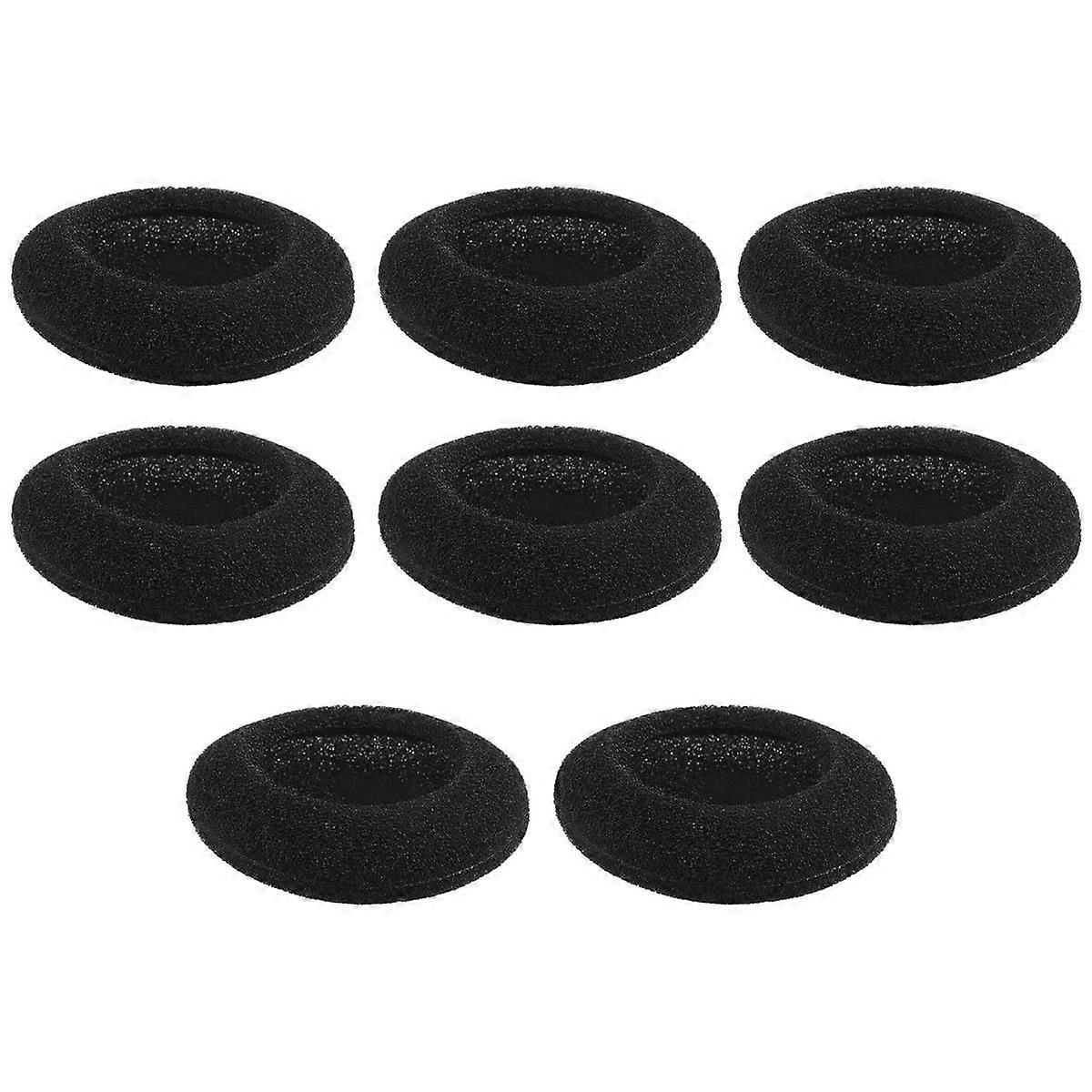 4 Pair 55mm Replacement Earphone Pad Covers for Headset Headphone Black