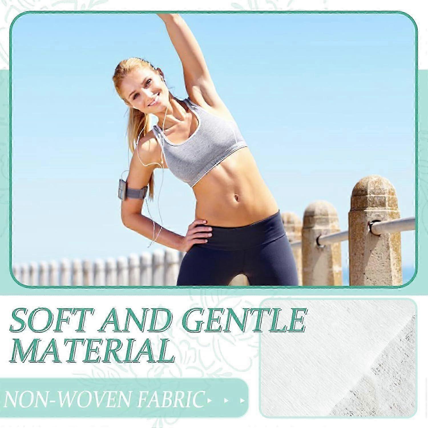 20Pcs Deodorant Wipes Individually Wrapped Underarm Deodorant Wipes Antiperspirant Wipes Body Wipes Remove Sweat Wipes Travel and Daily Use Body Wipes
