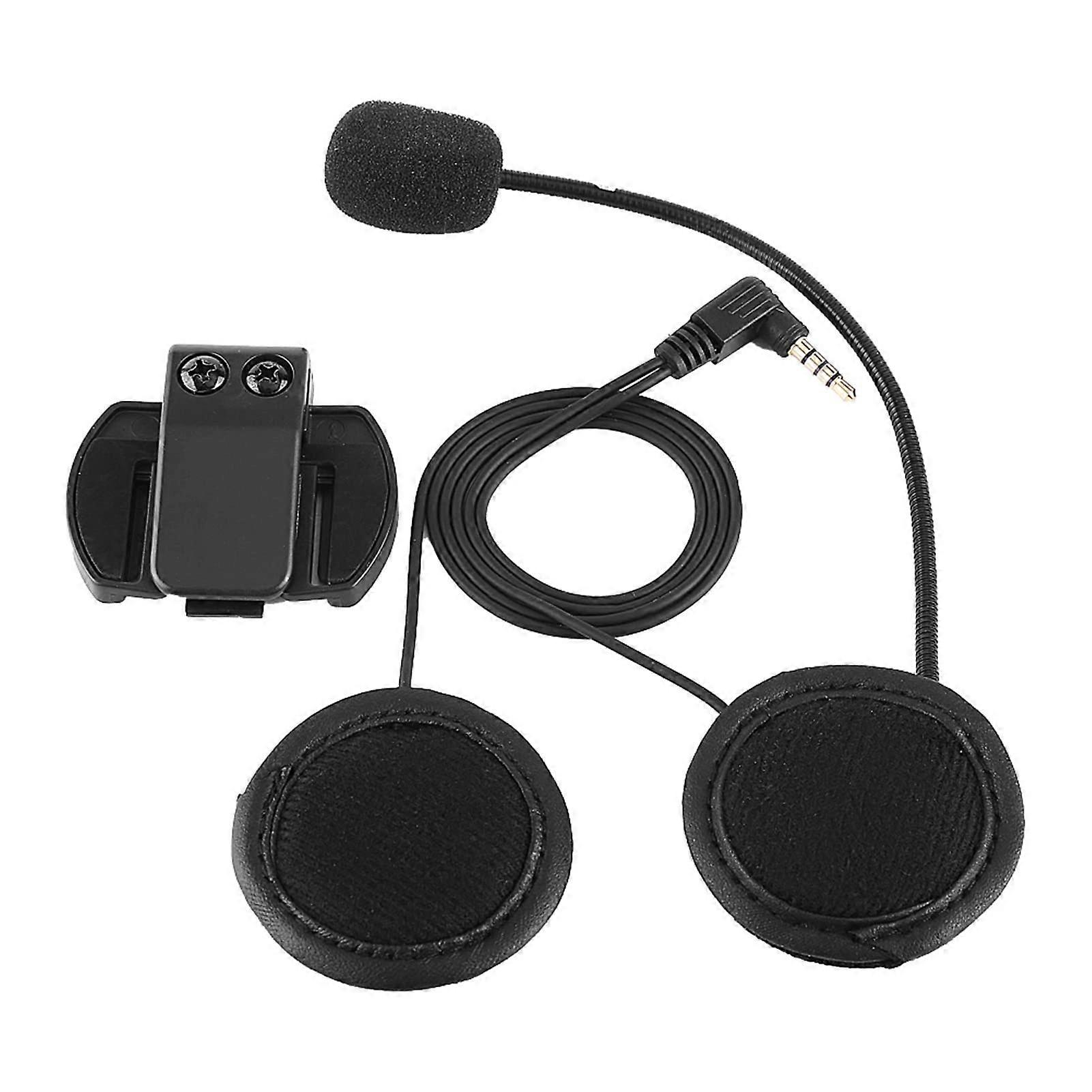 Motorcycle Helmet Intercom Bluetooth Earpiece with Mic for V4 V6 Communication Systems