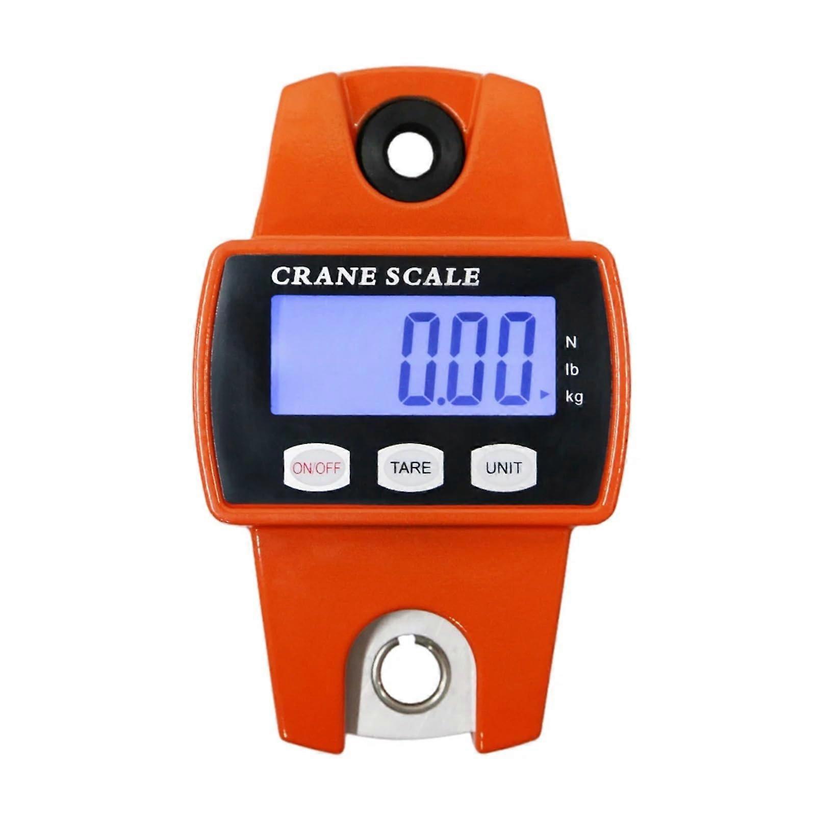 Mini Crane Scale 300kg Portable LCD Digital Hook Weight Measurement for Heavy Duty Use