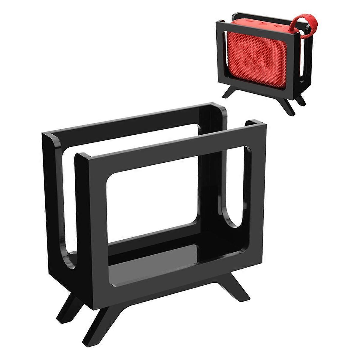 Desktop Stand Speaker Holder for JBL Go 4&Go 3 Speaker Acrylic Tabletop Stand Speaker Mount Anti-Sli