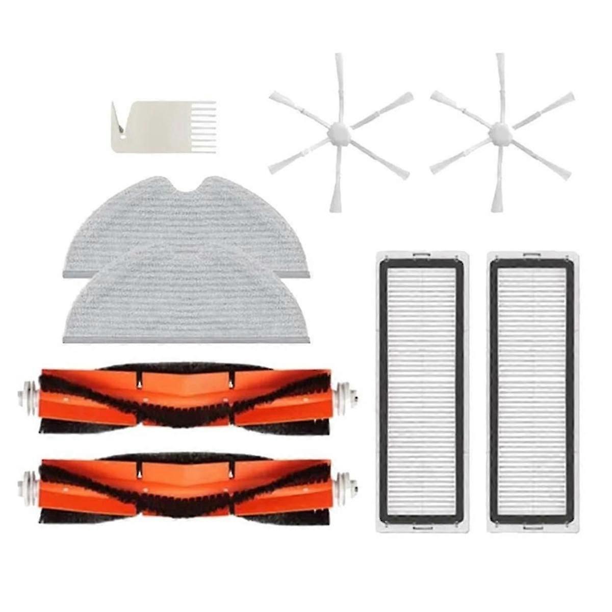 For 2C STYTJ03ZHM Robot Vacuum Cleaner Main Side Brush Filter Mop Cloth Replacement Accessories Kit