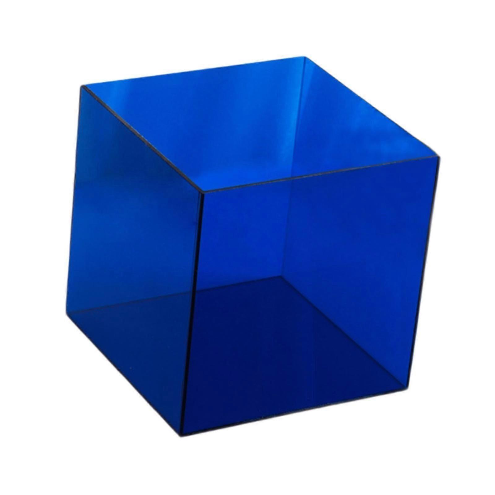 Display Case,Showcase Stackable Storage Cube Organizer Clear Storage Basket Container Storage Box Display Stand for Doll Toy