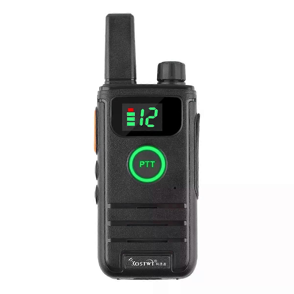 2-pack portable mini walkie-talkie, long range, 6800 mAh
