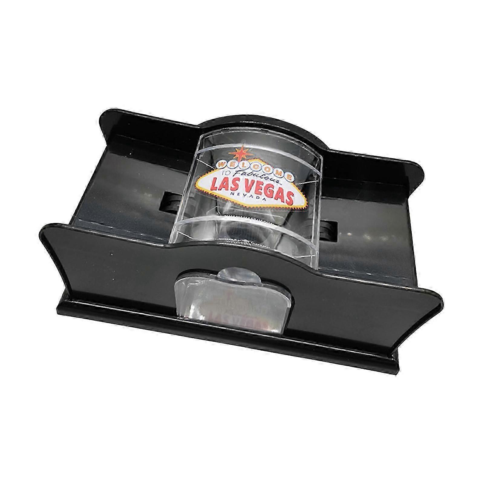 Card Shuffler Playing Card Shuffling Machine Manual Versatile Sturdy Board Game Equipm Ent for Club Games Holiday Gatherings