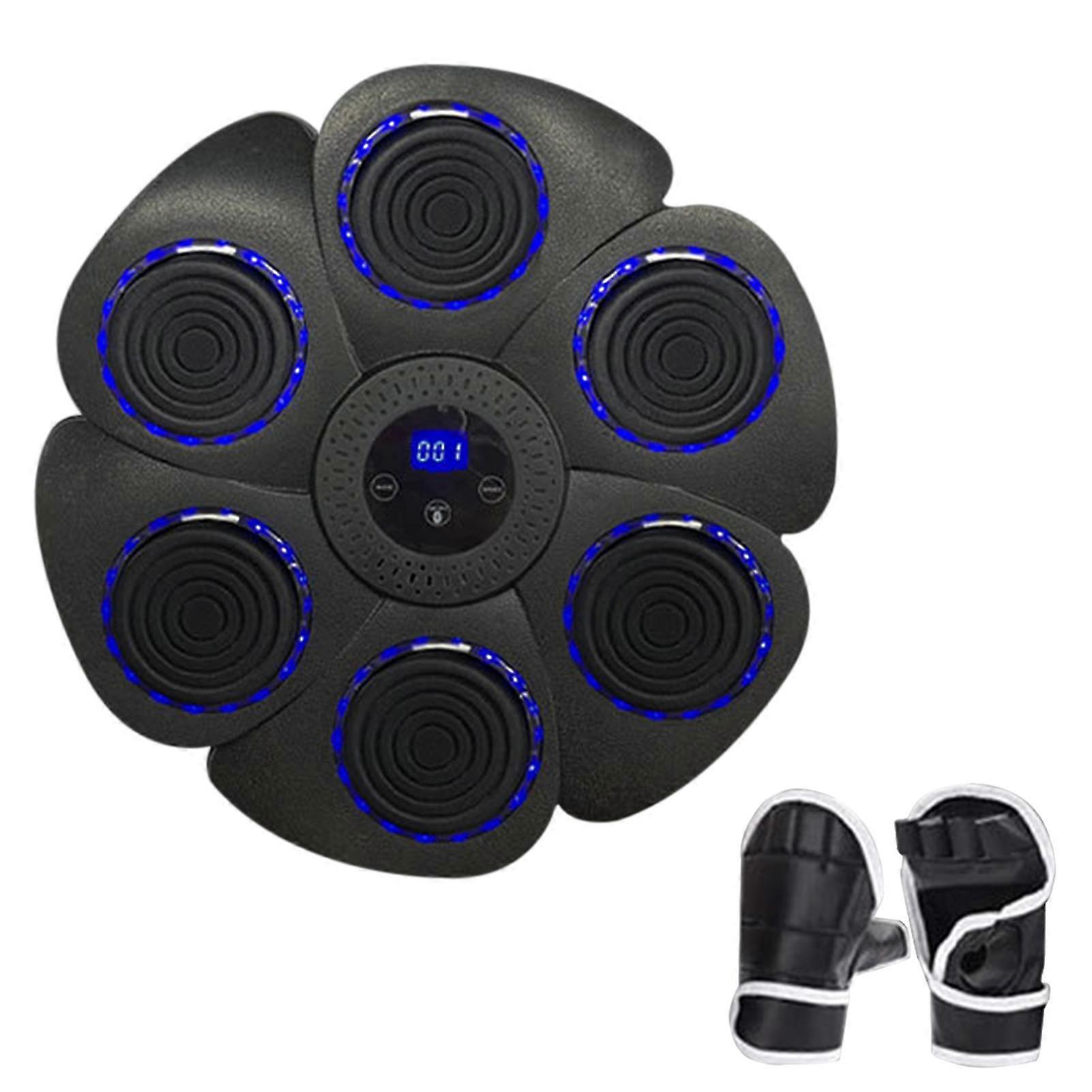 Music Boxing Gloves Adults Kids 9 Speed and Count Down Mode Boxing Machine, 2025 New Smart Wall Boxing Machine -Bluetooth with
