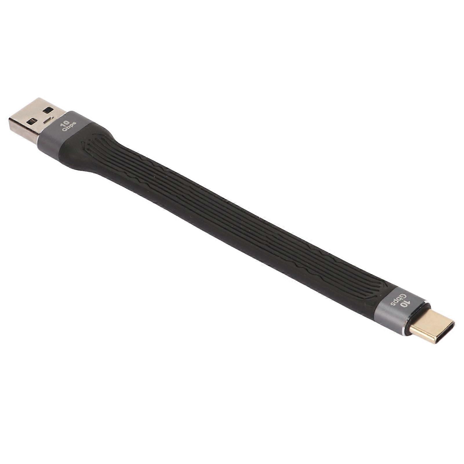 USB Male to Type C Male 10Gbps High Speed USB3.0 Gen2 Adapter Charger Short Type C to USB A Cable