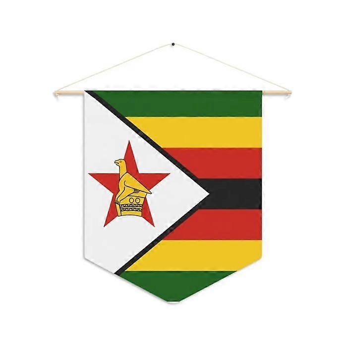 Flag - Zimbabwe - 30 x 45 cm - Polyester - Double-sided print - Accessories included