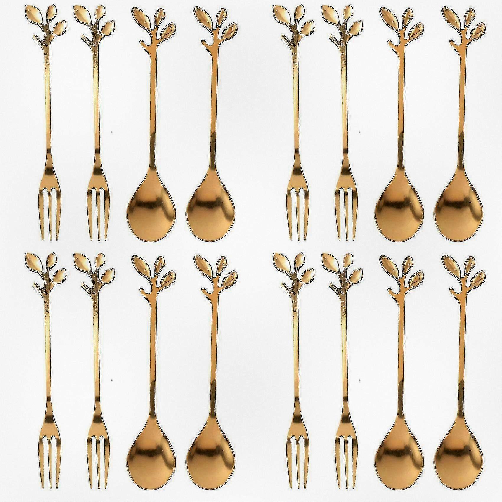 Tableware Coffee Spoon Set Suitable for Certain Brands, Includes 2 Spoons and 2 Compatible Items, 4.7 Inches Tea Spoon Collection
