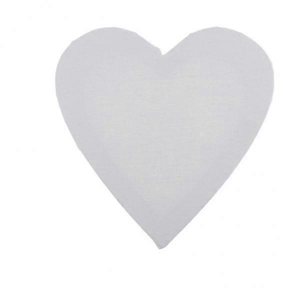 2x Heart Shape Stretched Canvas - Blank Framed Canvas for Painting – for Kids