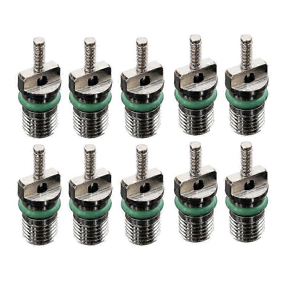 10Pcs Car AC Valve Core Tool Kit for R134a Refrigerant Service with Heat Resistant Needles