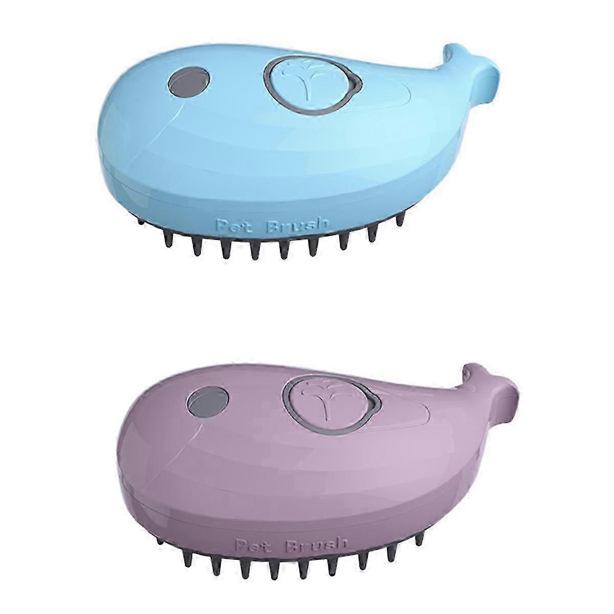 Self-Cleaning Steam Brush for Cat Grooming & Detangling, Pet Massage Tool with Steamy Function