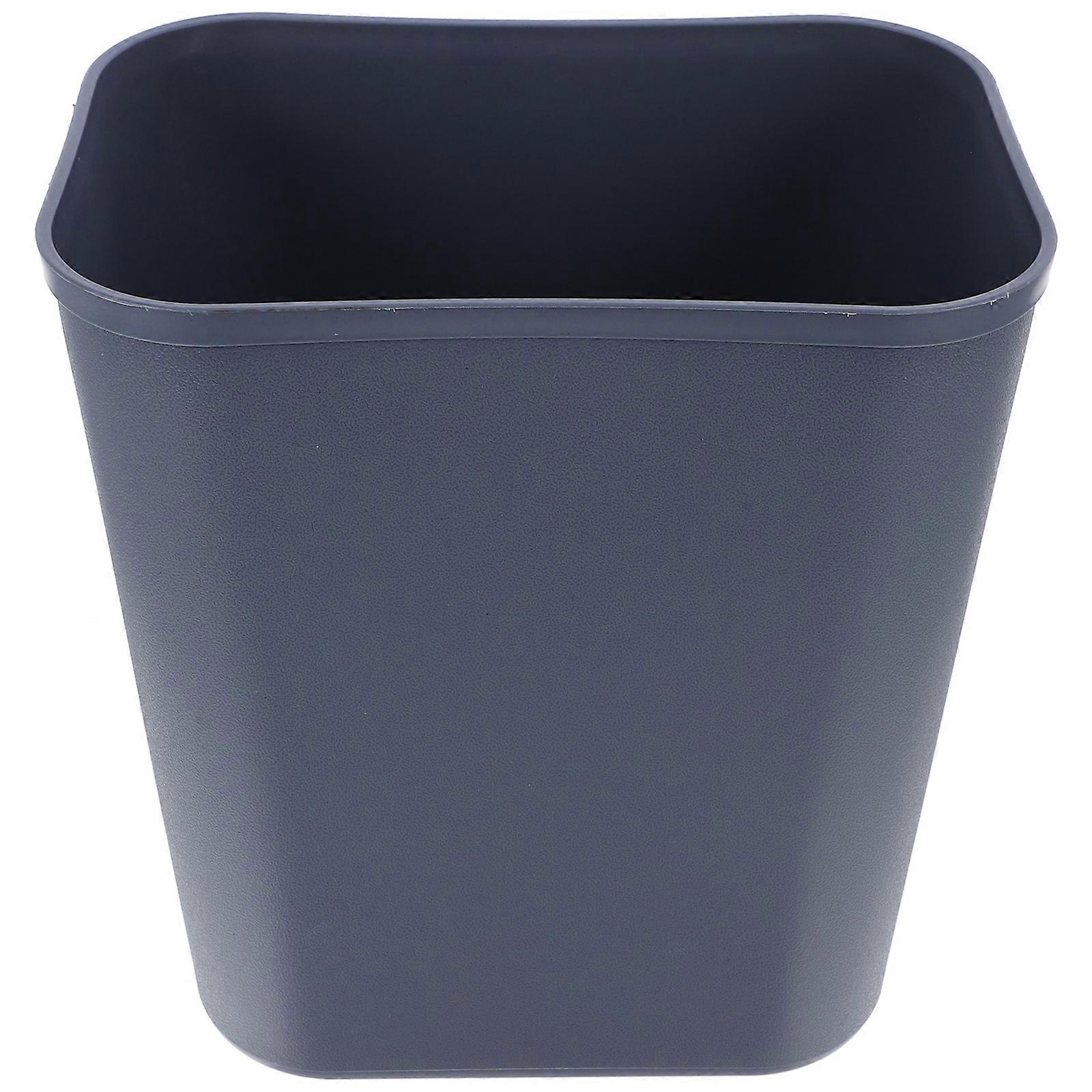 Space Saving Trash Can for Home, Kitchen, Dorms & Offices   Easy to Clean Grey Waste Basket