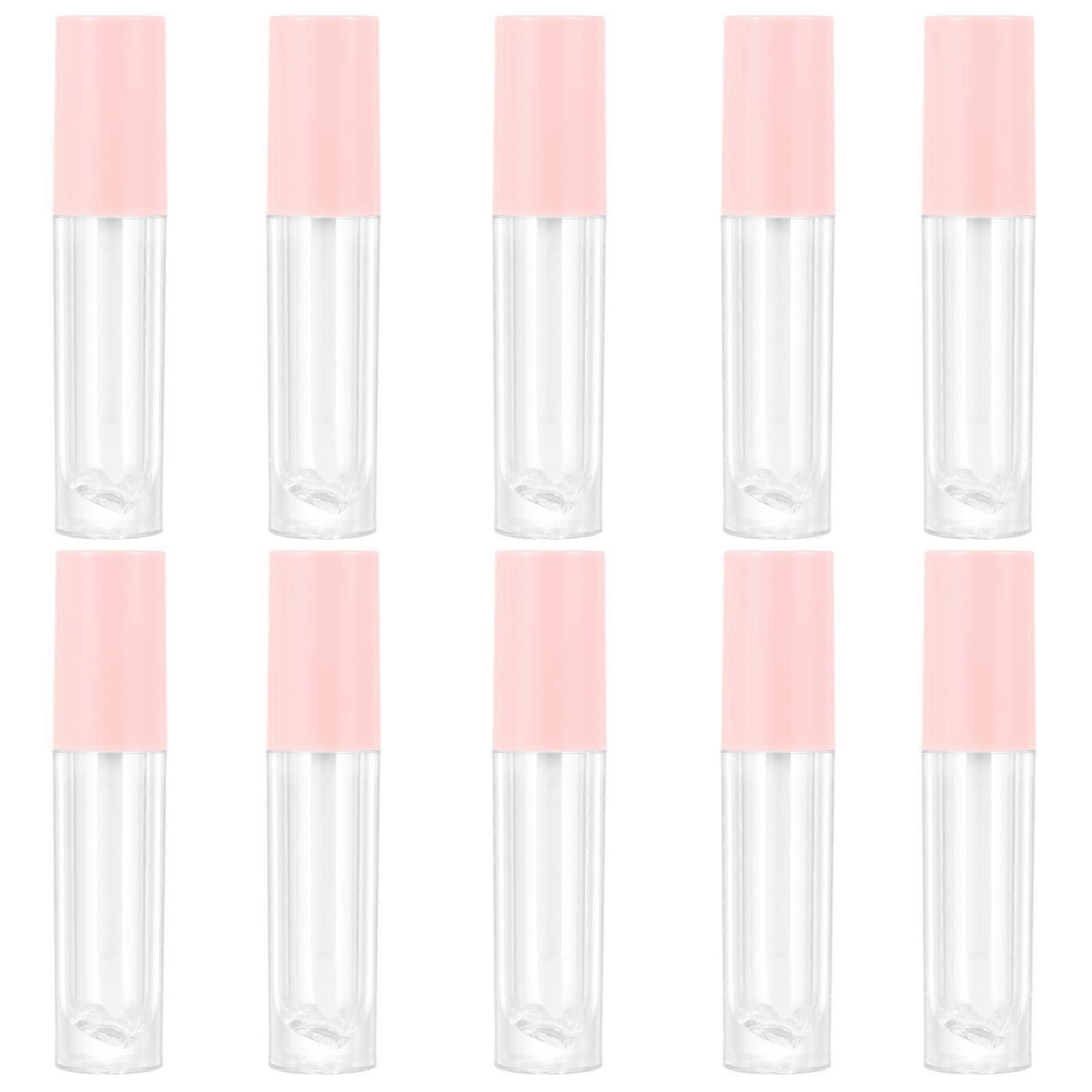 10pcs Empty Lip Gloss Bottles Tube Refillable Lip Glazes Bottle Samples Vials