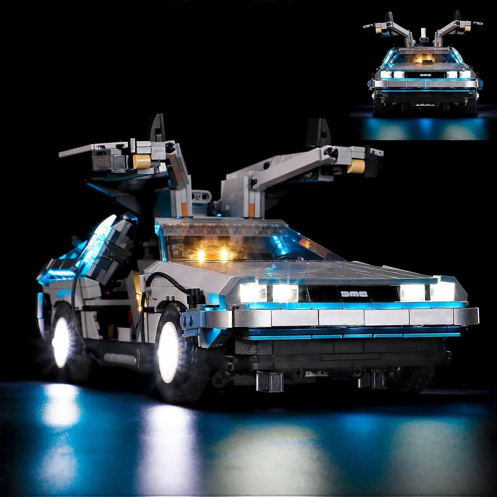 Light for Lego BacktoTheFutureTimeMachine Compatible with Lego 10300, Enhances Display,, Wonderful Gift