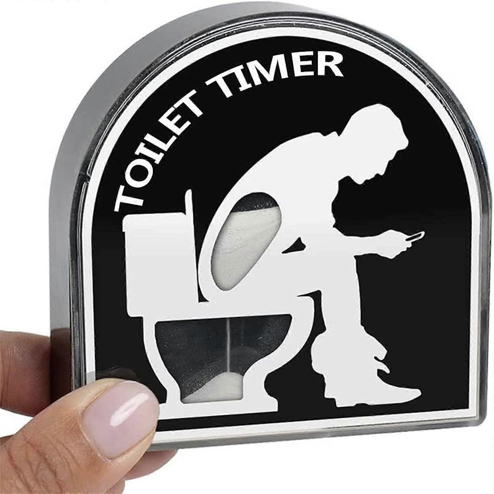 5 Minutes Toilet Hourglass Timer Practical Toilet Timer Children's Brushing Timing Tool Funny Gifts for Men Husband Dad