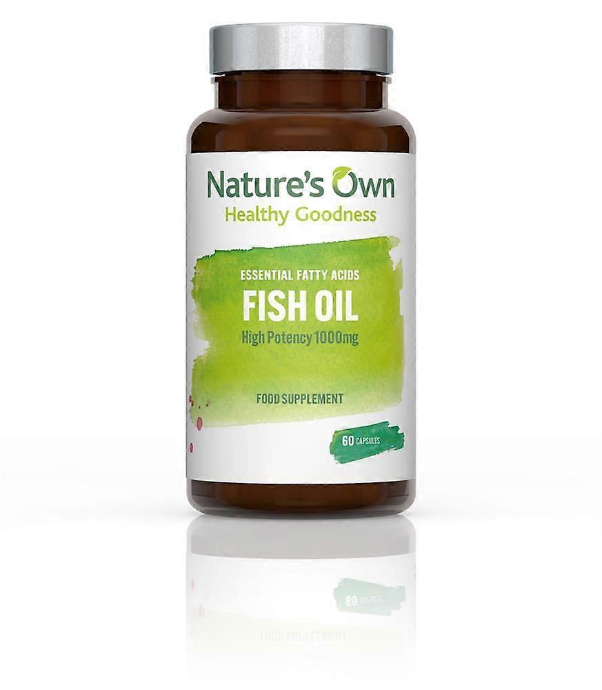 Natures Own Fish Oil High Potency 1000mg 60 Capsules