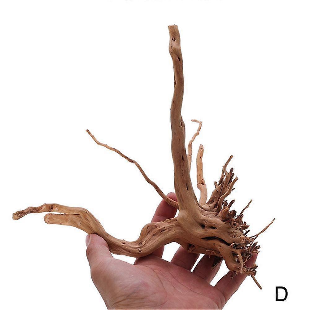 20-25CM(D)$Tree root sinking wood fish tank landscaping decoration ornaments small habitat root similar to small azalea root sinking