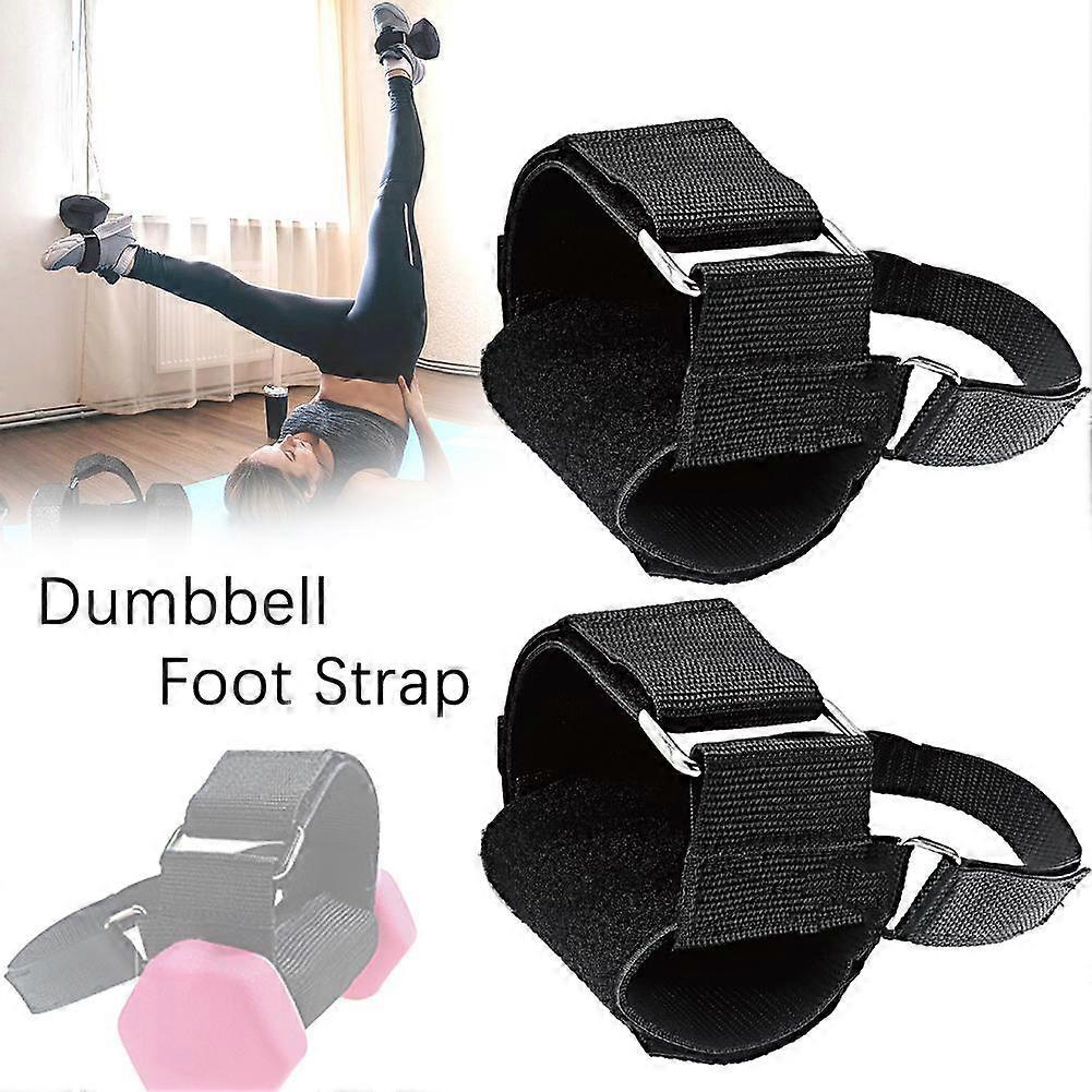 Upgraded single pack (A) $ Dumbbell straps with adjustable weight ankle buckle weightlifting straps for tibia training leg bending lifting stretching