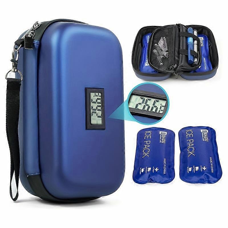 حقيبة تبريد الأنسولين المحمولة حقيبة تبريد حقيبة ثلج محمولة صندوق تبريد حزمة ثلج صغيرة حقيبة عزل خارجية