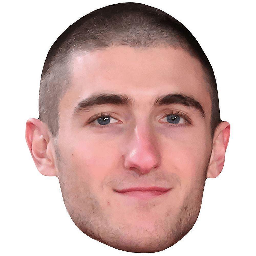 Jack Doohan (Stubble) Celebrity Mask, Flat Card Face