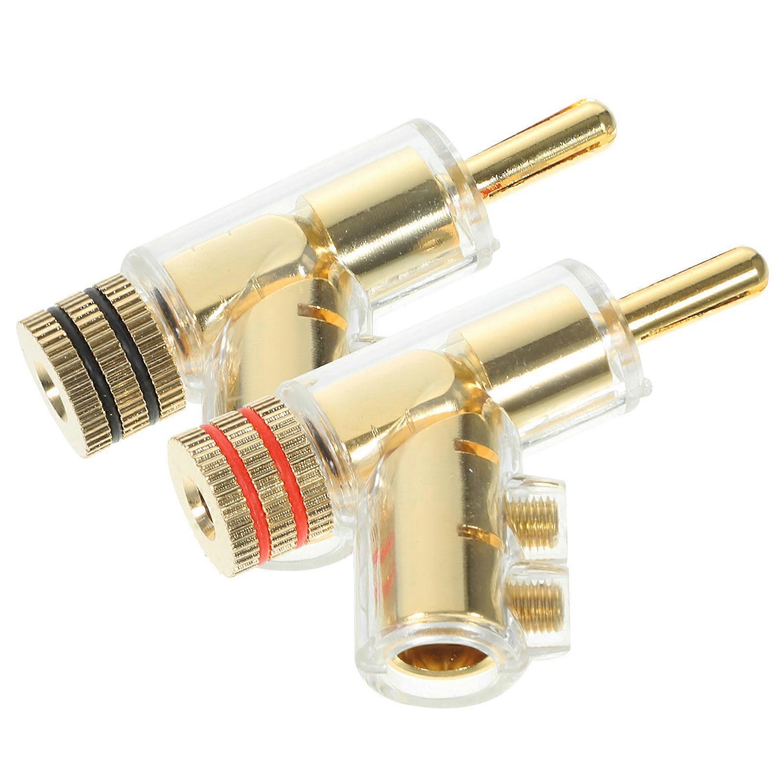 Locking Banana Plug for Speakers, Robust Design for Secure and Reliable Setup