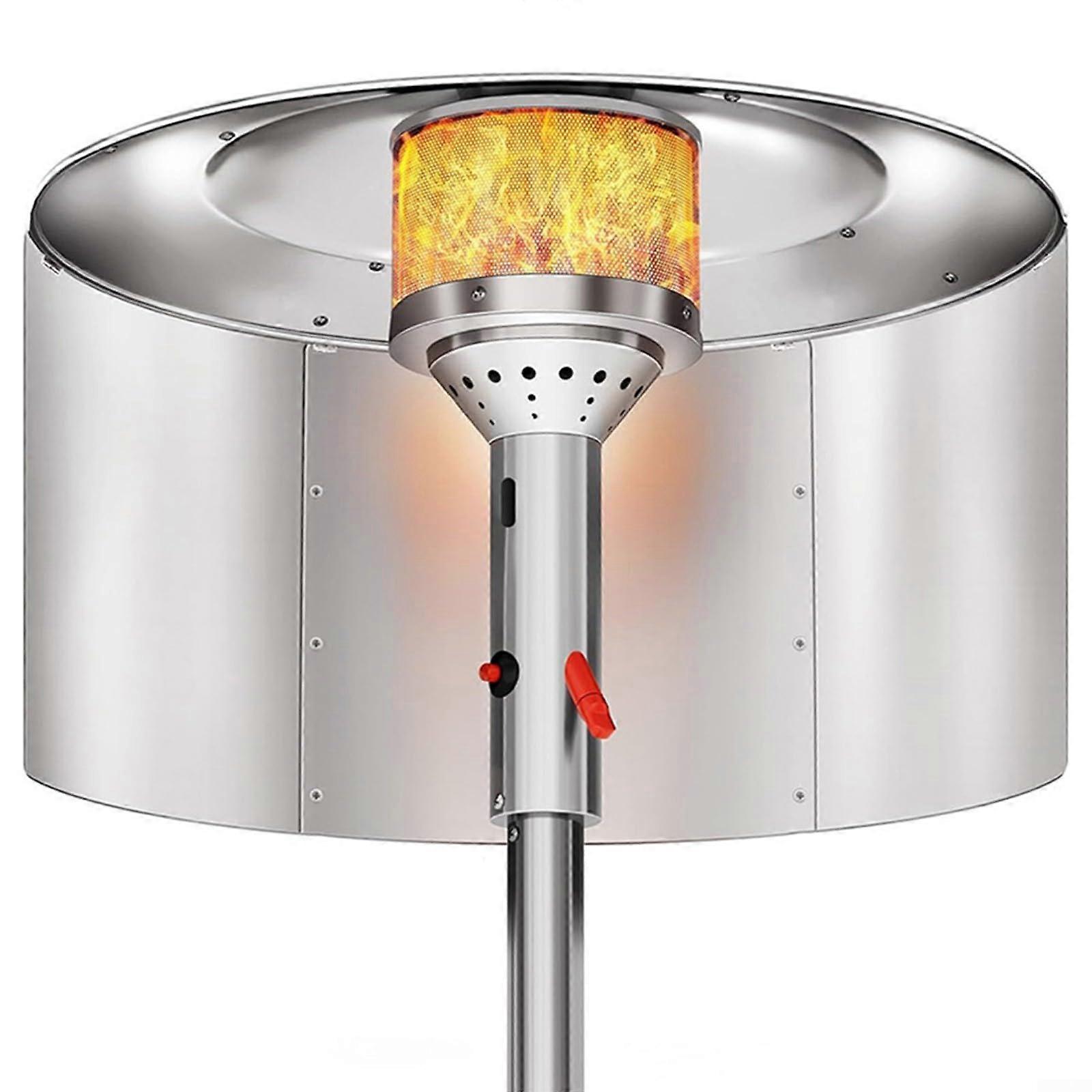 Patio Heater Reflector Cover, Adjustable Thermal Focusing Hood for Outdoor Heating, Model 1401067631, Efficient & Safe Design