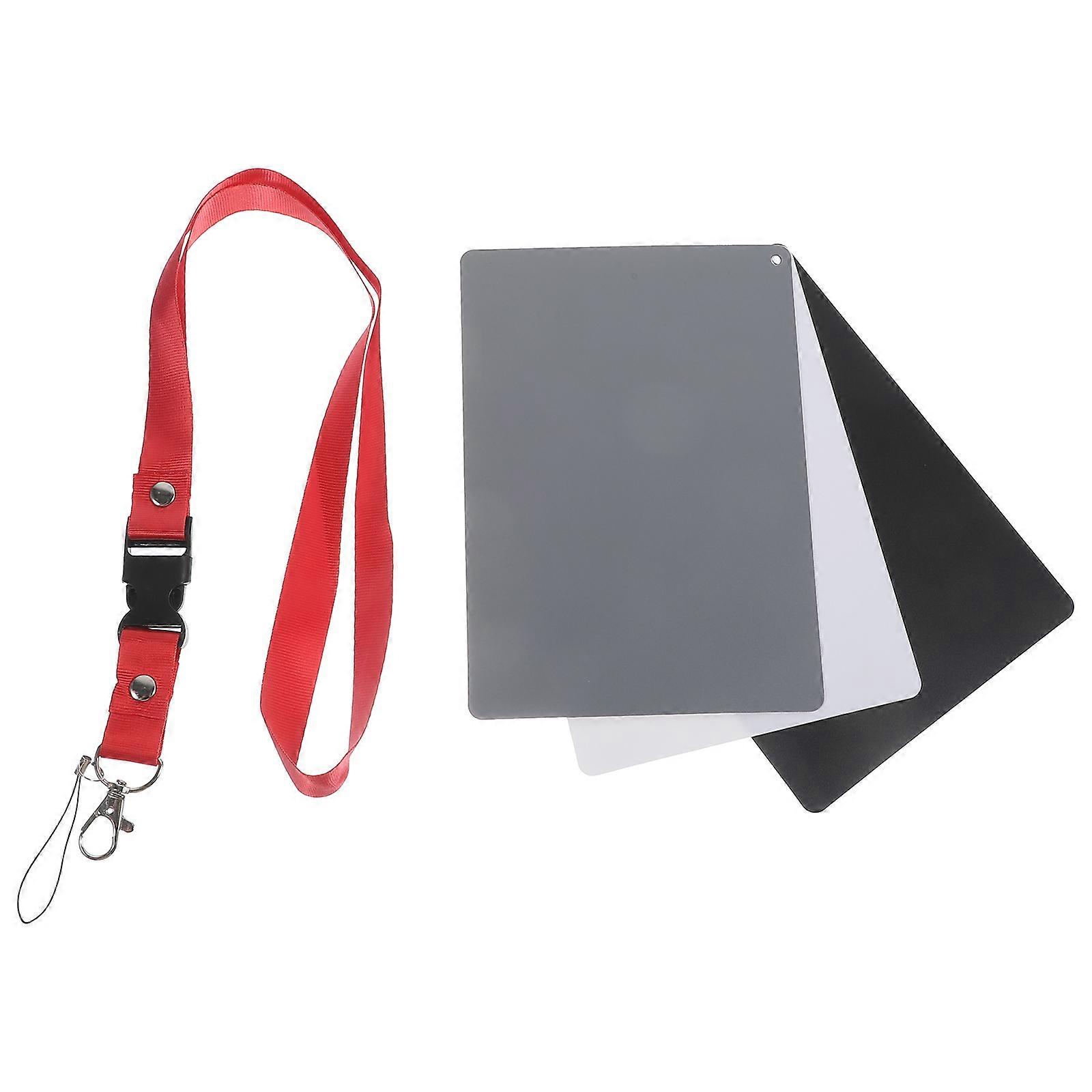 Professional Grade Photo Card, Durable Plastic Material, Assists in Scene Balancing Tasks