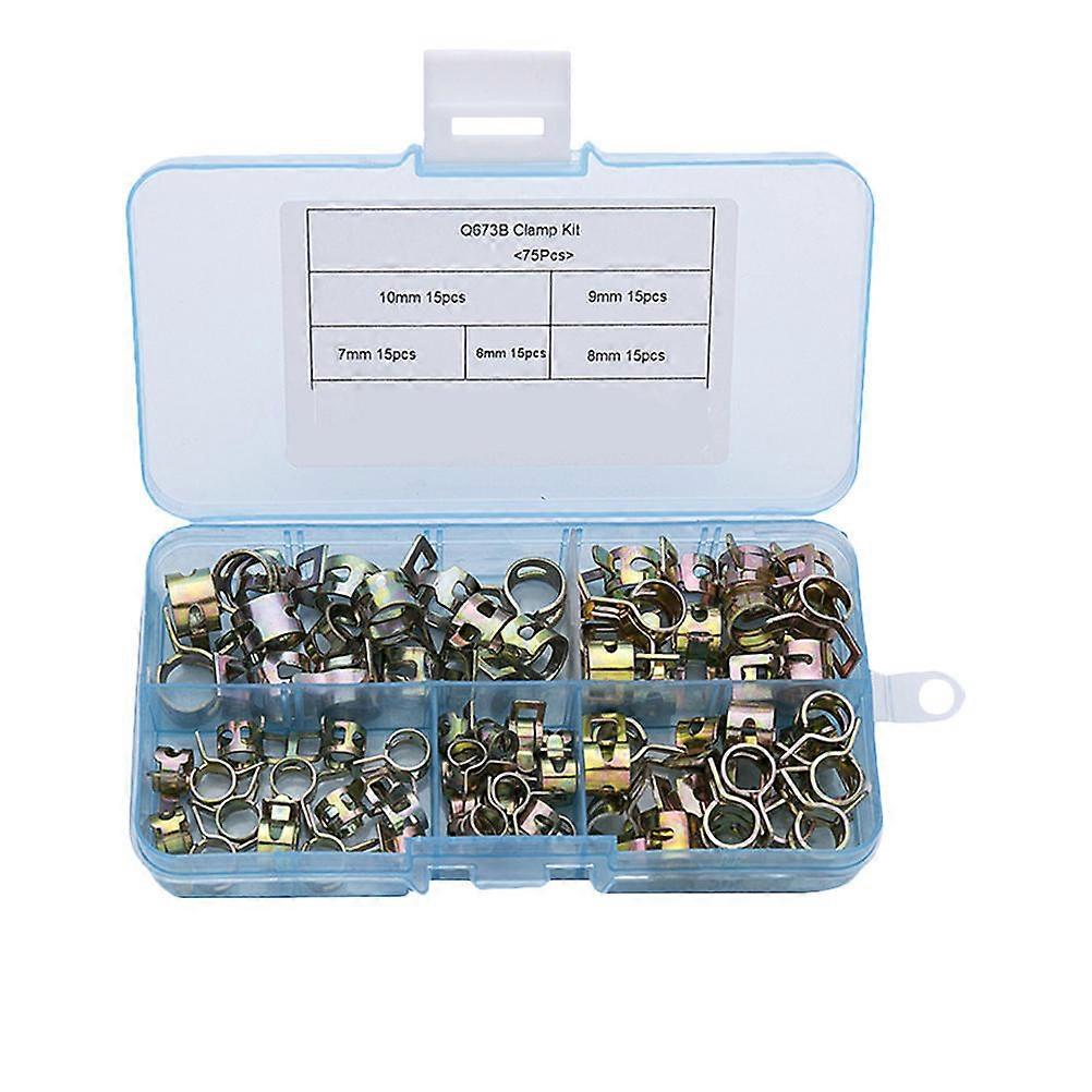 Hose Spring Clamps, Lightweight Metal Fixtures for Silicone